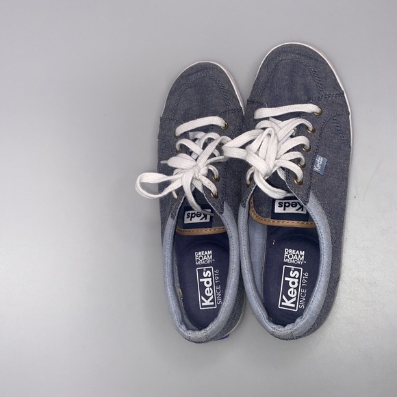 KEDS Center Canvas Sneakers Shoes WF59960 Blue Women’s Size 7 - Picture 5 of 11